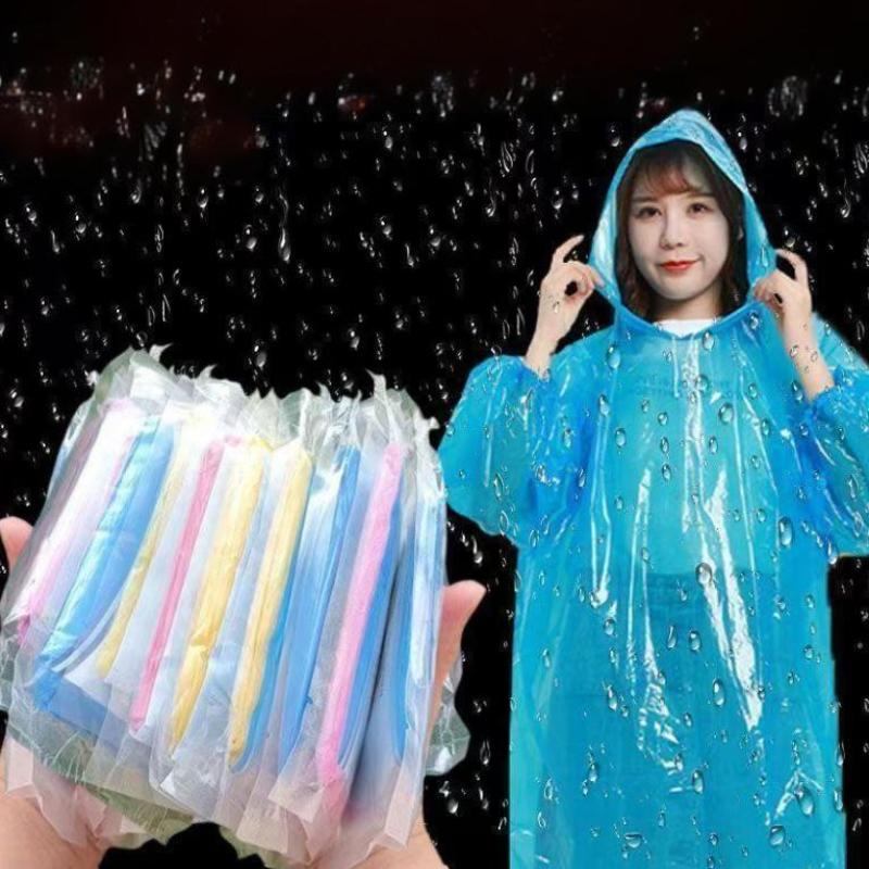 Cycling Gear Rain - 5Pcs/set Disposable Card Raincoats Portable Emergency