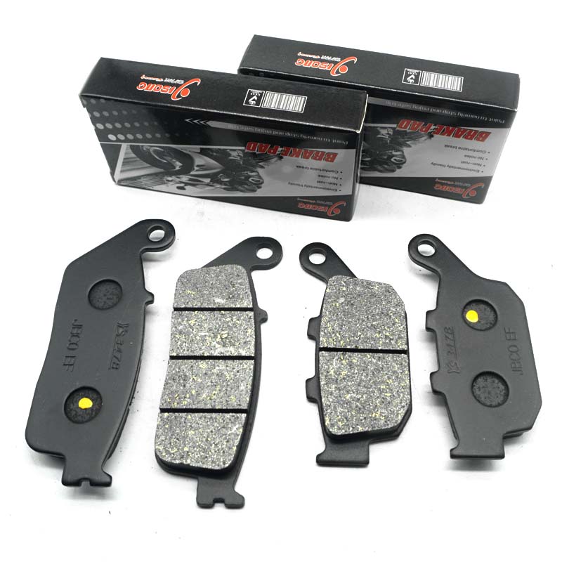 Ykyw Cycling Gear - Motorcycle Front Rear Brake Pads Kits