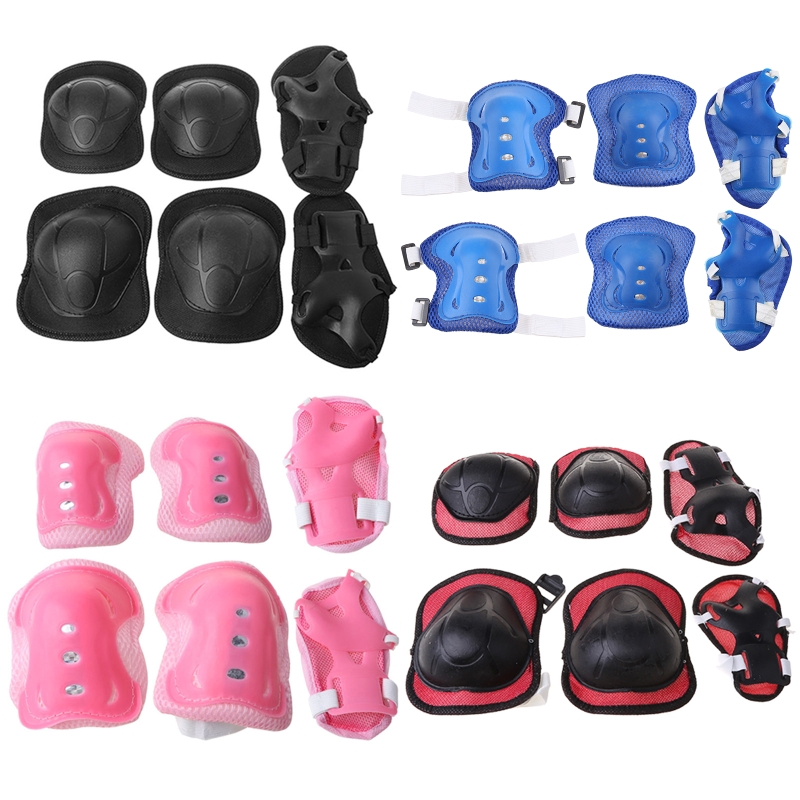 Cycling Gear Kids - 6Pcs Kids Protective Gear Set Knee