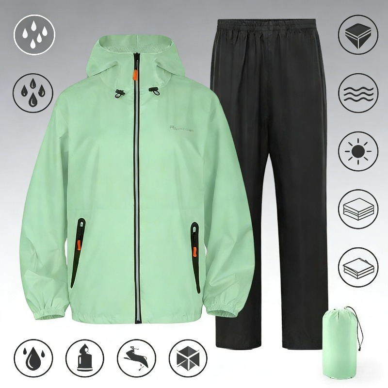 Full Body Waterproof Rain Suit - огляд і ціна Cycling Gear Rain