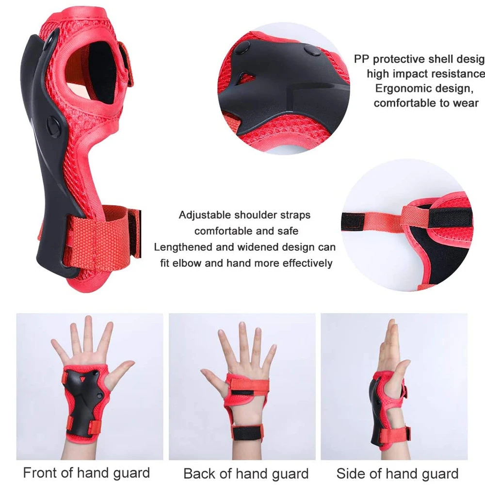 7Pcs/Set Roller Skating Kids B - огляд і ціна Cycling Gear Kids