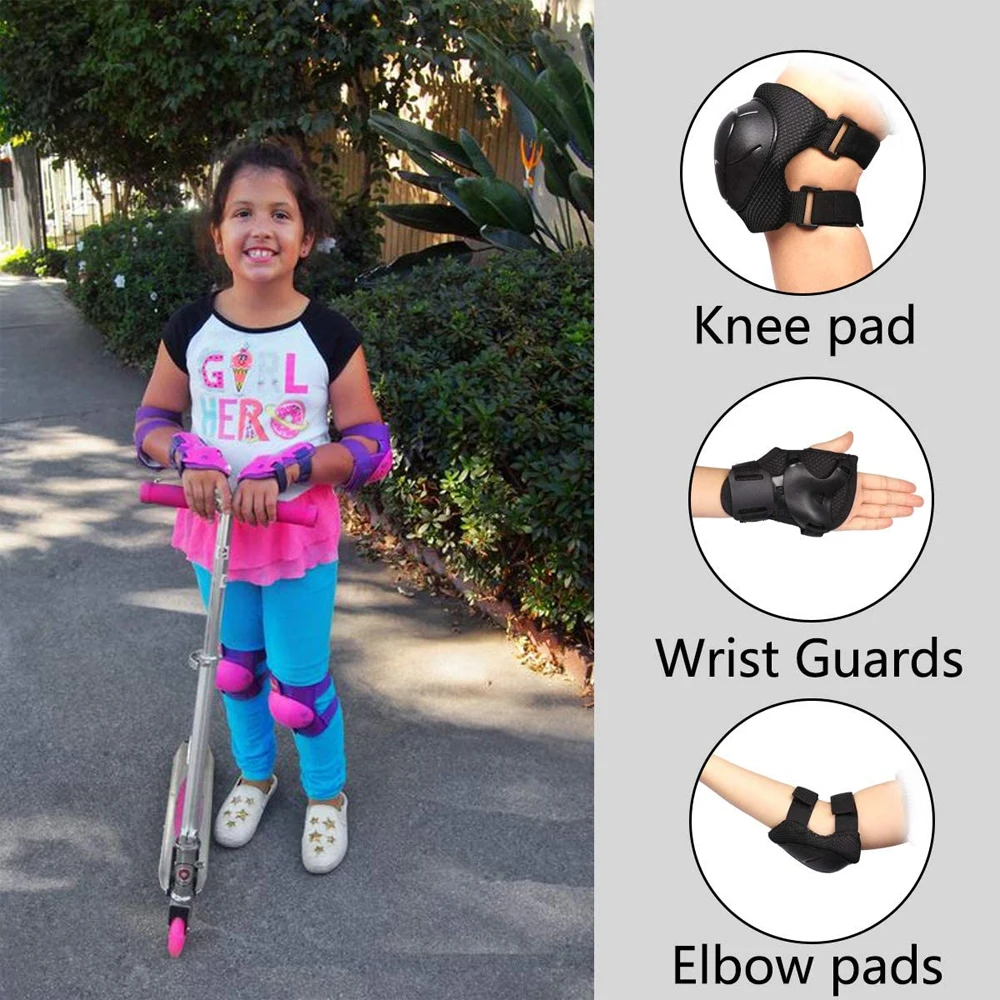 7Pcs/Set Roller Skating Kids B - огляд і ціна Cycling Gear Kids