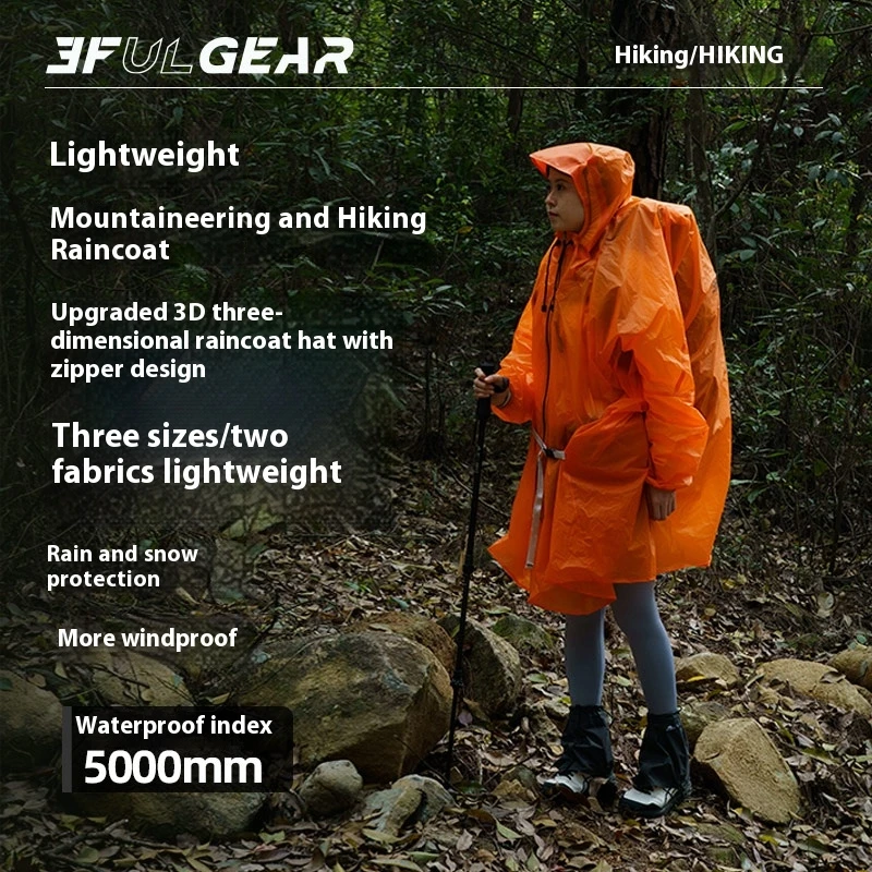 3F UL GEAR Zipper Raincoat 15D - огляд і ціна Cycling Gear Rain