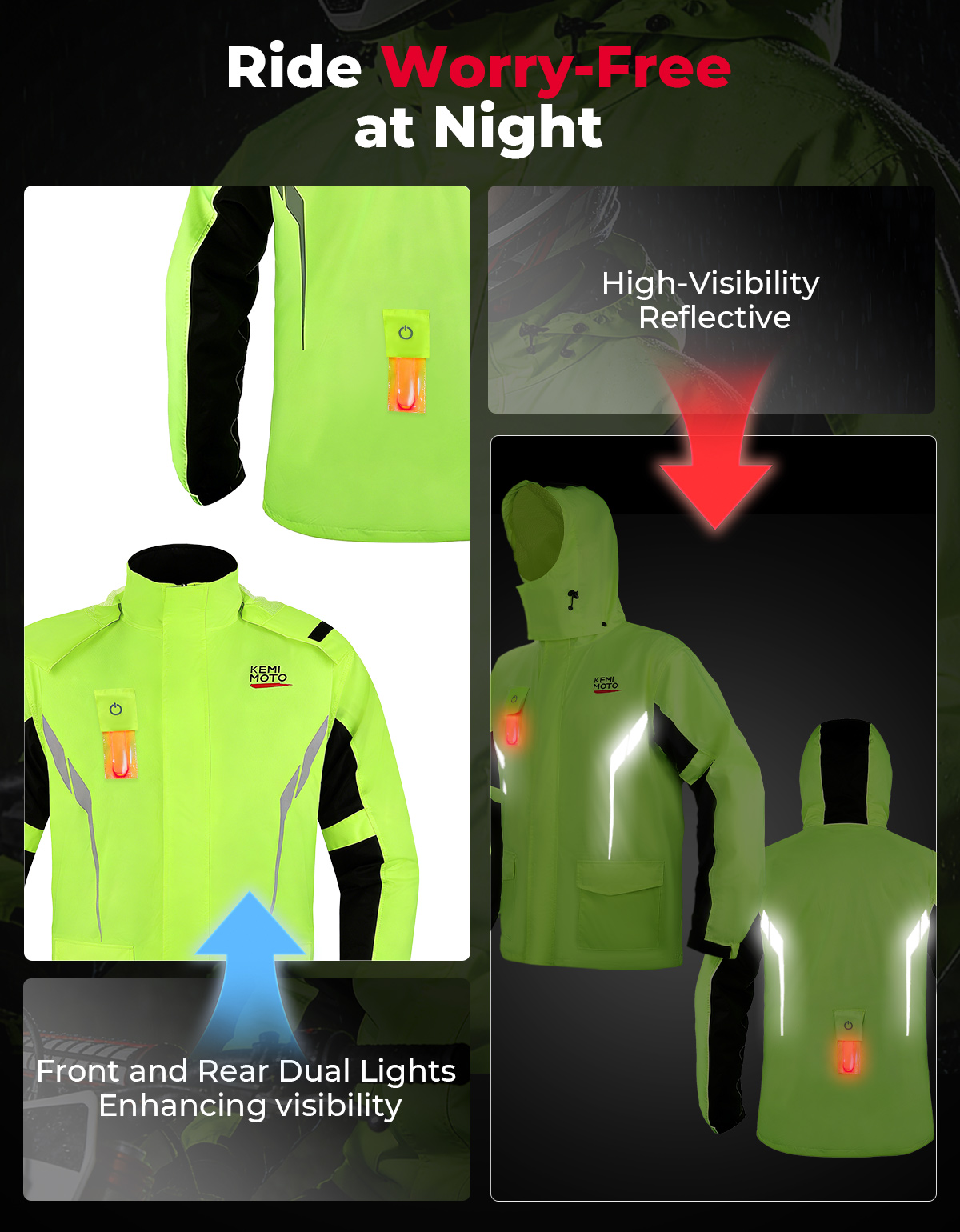 KEMIMOTO Unisex Waterproof Rai - огляд і ціна Cycling Gear Rain