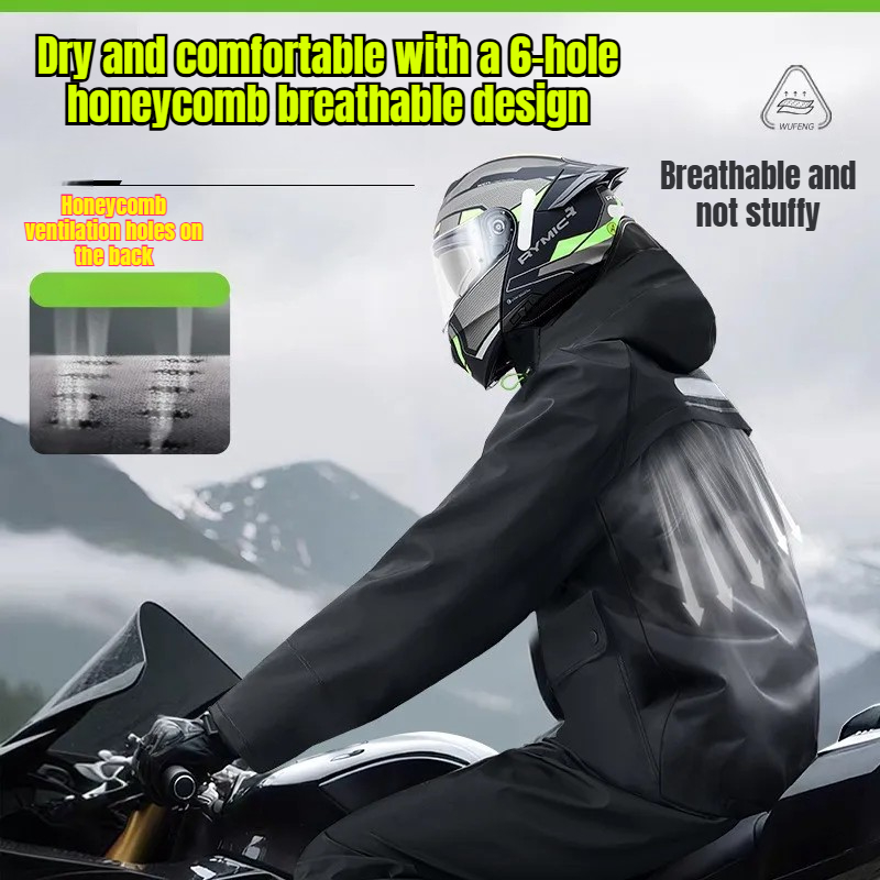HOT Waterproof Raincoat with R - огляд і ціна Cycling Gear Rain