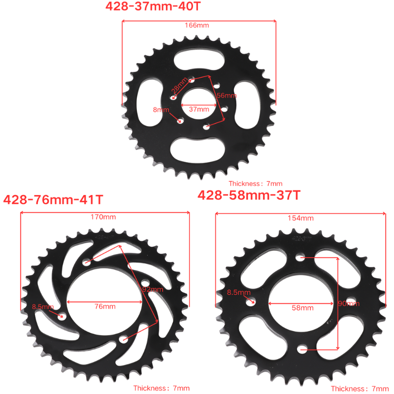 428 Link 37T/40T/41T/45T/48T M - огляд і ціна Cycling Quads