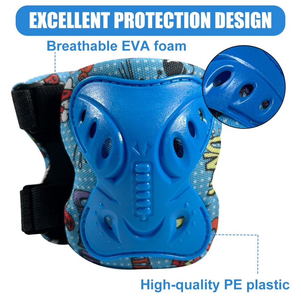 6Pcs Kids 3-12 Years Knee Elbo - огляд і ціна Cycling Gear Kids